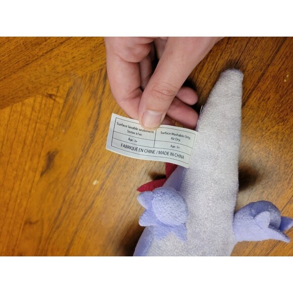 Disney Frozen 2 Bruni the Fire Spirit Salamander 9" Purple Plush Stuffed Animal - Picture 6 of 7